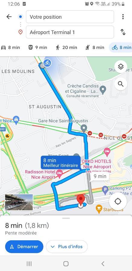 Appartements Renove 2023 Proche Aeroport 5Min, Gare Sncf 2 Min, Tramway Au Pied De L'Immeuble , Parking Possible, Renovated Apartments 2023 Near The Airport 5 Min, Train Station 2 Min, Tram Next To The Building 1 Min, Parking Possible Nice Exterior foto